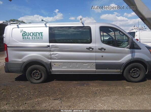 1FTYE1YM2HKB53268 2017 FORD TRANSIT-150 Серый Вид задней части салона