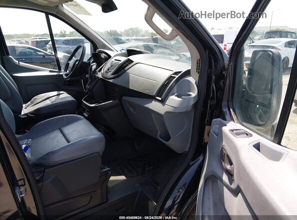 1FTYE1YMXGKA38206 2016 FORD TRANSIT-150 Black Front interior view