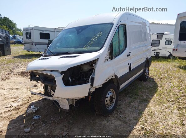 1FTYE2C83LKA84227 2020 FORD TRANSIT-150 White Առջևի ձախ երեք քառորդ տեսարան