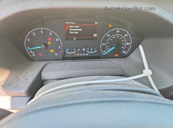 1FTYE2Y82RKB70808 2024 FORD TRANSIT Белый Вид щитка приборов