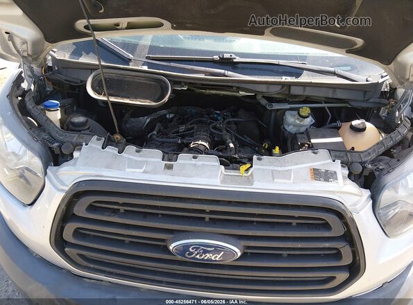 1FTYE2YGXHKA80215 2017 FORD TRANSIT-150 Silver Հետևի տեսք