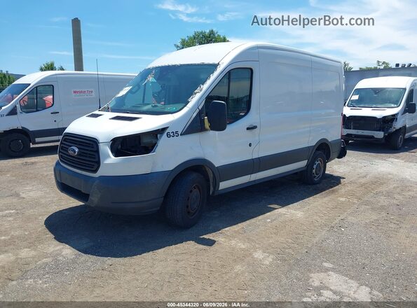 1FTYR1CM6JKA02354 2018 FORD TRANSIT-250 White Front left