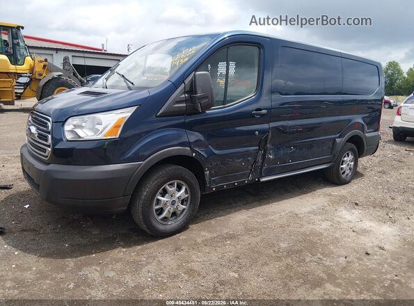 1FTYR1YM0GKB53658 2016 FORD TRANSIT Blue წინა მარცხენა ხედი სამი მეოთხედიდან