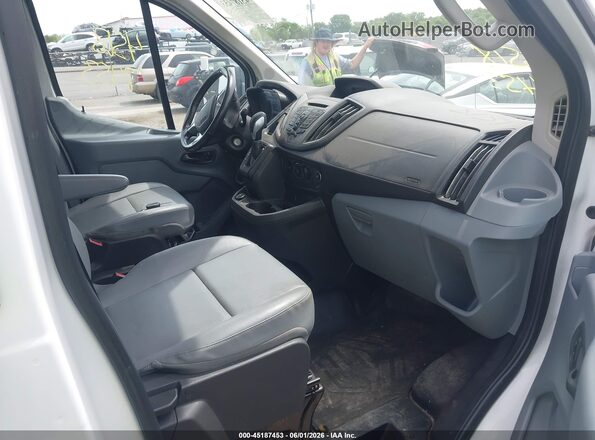 1FTYR1YM8HKB43784 2017 FORD TRANSIT-250 White Вид салону спереду