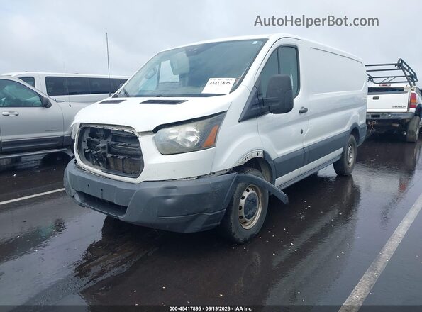 1FTYR1ZM6JKA10364 2018 FORD TRANSIT-250 White წინა მარცხენა ხედი სამი მეოთხედიდან