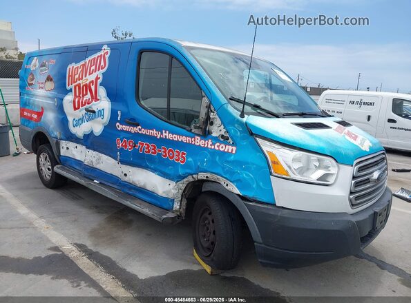1FTYR1ZM8JKA89889 2018 FORD TRANSIT-250 White Vista frontal