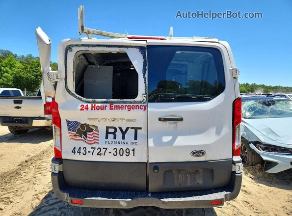 1FTYR1ZM9JKA84104 2018 FORD TRANSIT White Вид ззаду