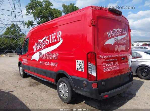 1FTYR2CM0KKB14414 2019 FORD TRANSIT-250 Red Հետևի ձախ