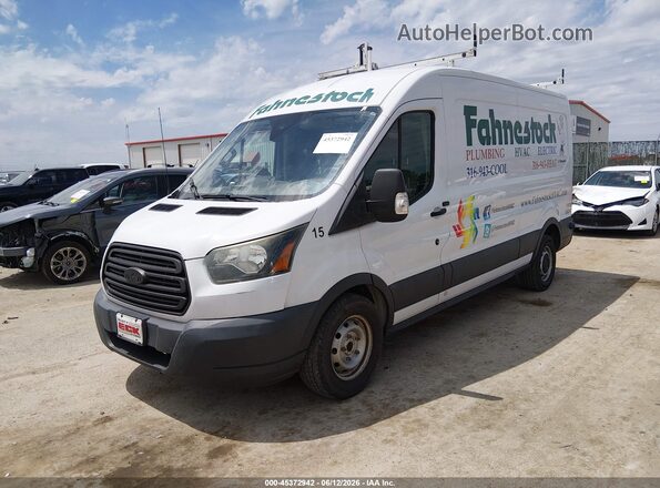 1FTYR2CM1GKB48563 2016 FORD TRANSIT-250 White Առջևի ձախ երեք քառորդ տեսարան