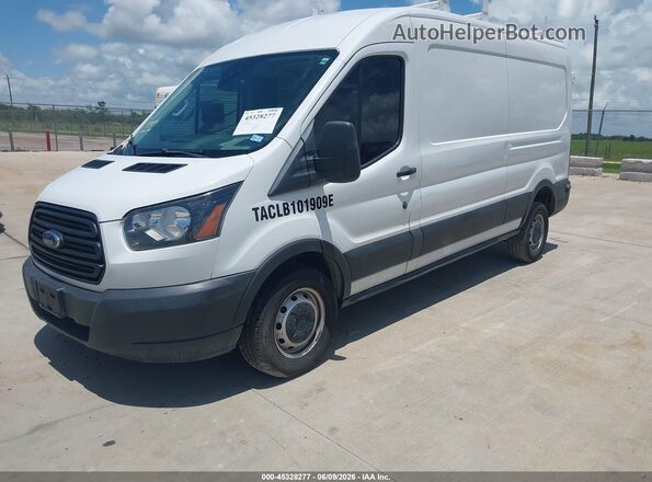 1FTYR2CM1KKB38690 2019 FORD TRANSIT-250 White Передня ліва чверть