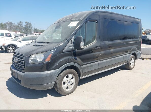 1FTYR2CM3HKB48727 2017 FORD TRANSIT-250 Black Front left