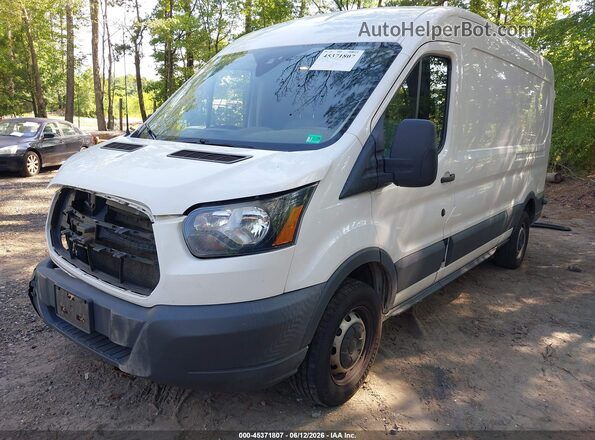 1FTYR2CM6JKA94989 2018 FORD TRANSIT-250 White Առջևի ձախ երեք քառորդ տեսարան