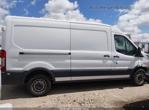 1FTYR2CM7HKB13950 2017 FORD TRANSIT-250 White Widok wnętrza z tyłu