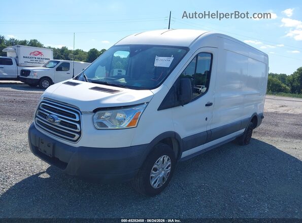 1FTYR2CM8GKA82660 2016 FORD TRANSIT-250 White Առջևի ձախ երեք քառորդ տեսարան