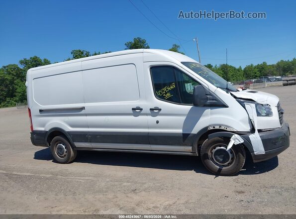 1FTYR2CM9KKA34920 2019 FORD TRANSIT-250 White Widok wnętrza z tyłu