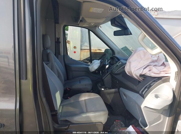 1FTYR2CMXKKA58868 2019 FORD TRANSIT-250 Gray Front interior view