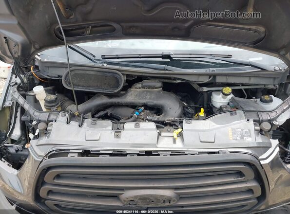 1FTYR2CMXKKA58868 2019 FORD TRANSIT-250 Gray Rear view