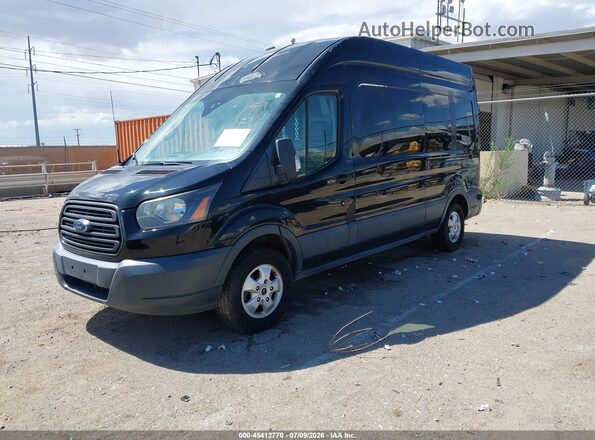 1FTYR2XM1HKB16174 2017 FORD TRANSIT-250 Black Przód lewy