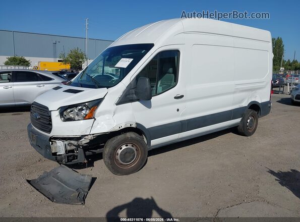1FTYR2XM3JKA52032 2018 FORD TRANSIT-250 White Առջևի ձախ երեք քառորդ տեսարան