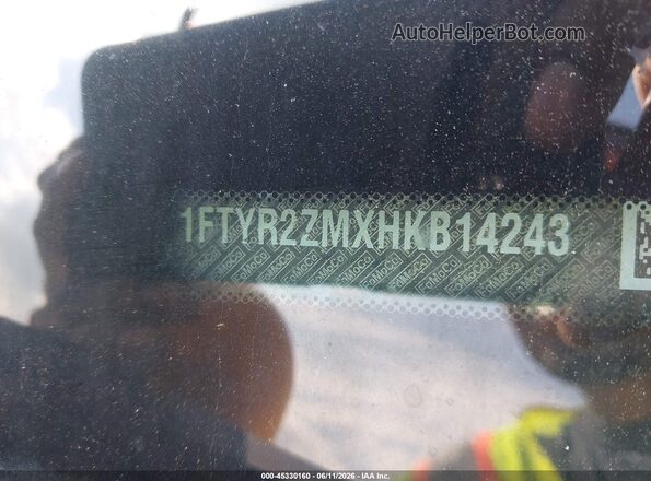 1FTYR2ZMXHKB14243 2017 FORD TRANSIT-250 White Շարժիչի բաժամունքի տեսք