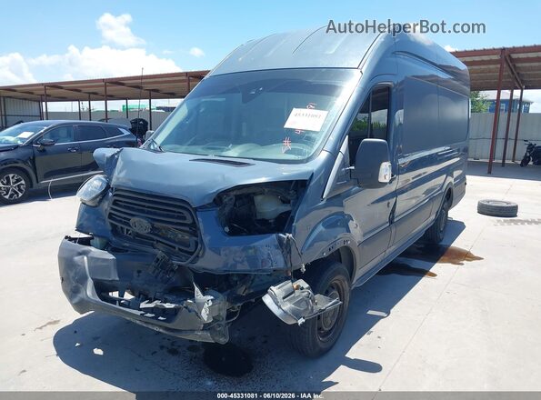 1FTYR3XM2KKB33515 2019 FORD TRANSIT-250 Blue Przód lewy