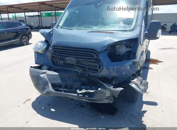 1FTYR3XM2KKB33515 2019 FORD TRANSIT-250 Blue Widok z przodu