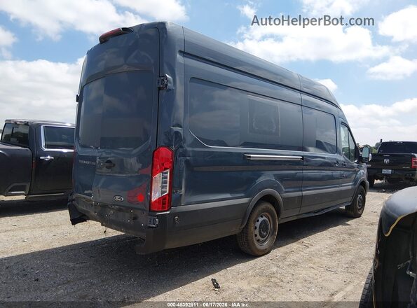 1FTYR3XM4KKB33452 2019 FORD TRANSIT-250 Blue Trasero derecho