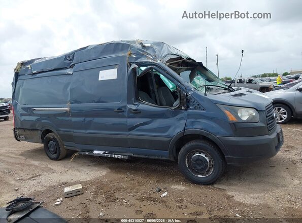 1FTYR3XM4KKB73305 2019 FORD TRANSIT-250 Blue Սալոնի հետևի տեսք