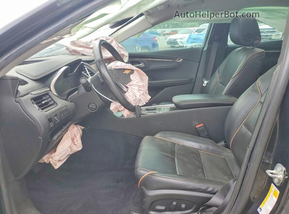 1G1105S33KU145644 2019 CHEVROLET IMPALA Black Widok wnętrza z przodu