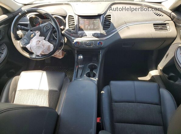 1G1105SA2HU184863 2017 CHEVROLET IMPALA Silver Вид панелі приладів