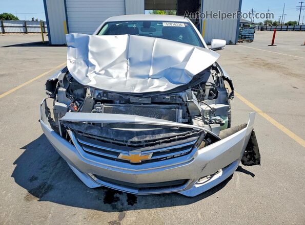 1G1105SA2HU184863 2017 CHEVROLET IMPALA Silver Вид спереду