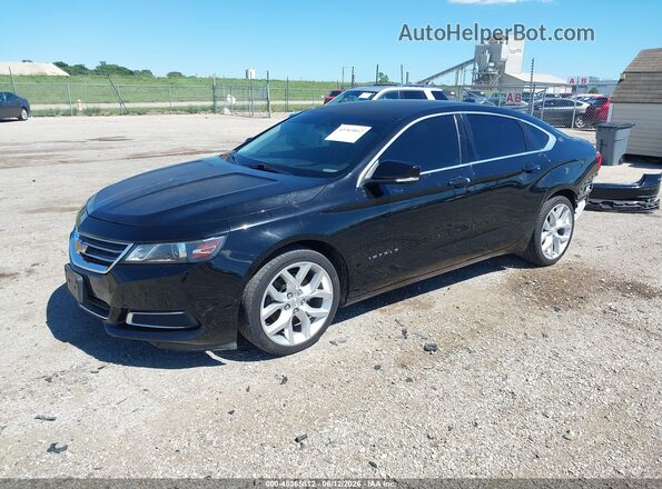 1G1105SA4HU153744 2017 CHEVROLET IMPALA Black წინა მარცხენა ხედი სამი მეოთხედიდან