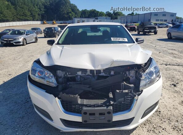 1G11B5SA2GF101025 2016 CHEVROLET MALIBU White Vista frontal