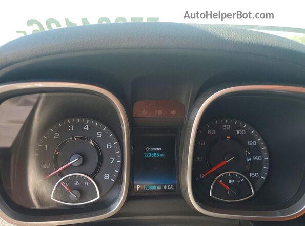 1G11B5SA2GF101025 2016 CHEVROLET MALIBU White Vista del cuadro de instrumentos