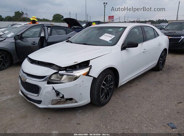 1G11B5SA3GF120845 2016 CHEVROLET MALIBU Белый Передняя левая четверть