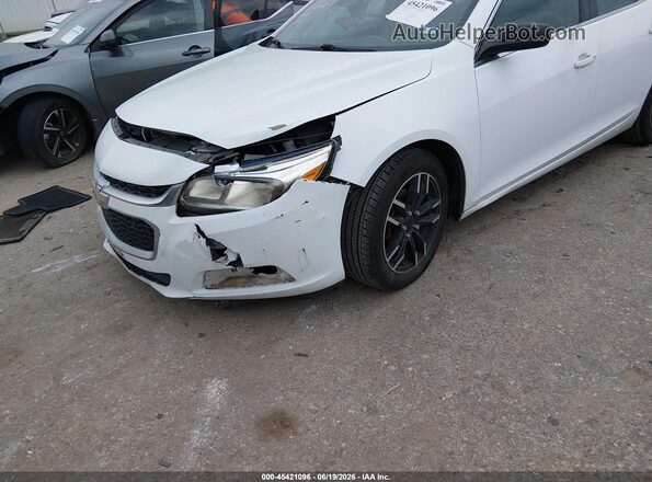 1G11B5SA3GF120845 2016 CHEVROLET MALIBU Белый Вид спереди
