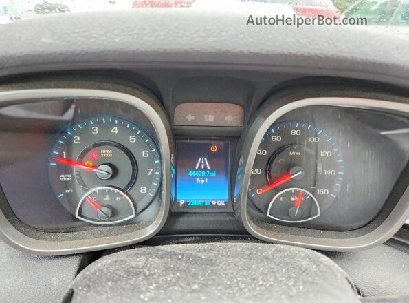 1G11B5SA7GF133789 2016 CHEVROLET MALIBU White Instrument cluster view