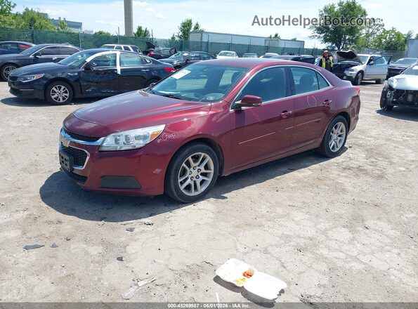 1G11C5SA0GF163343 2016 CHEVROLET MALIBU Burgundy Առջևի ձախ երեք քառորդ տեսարան
