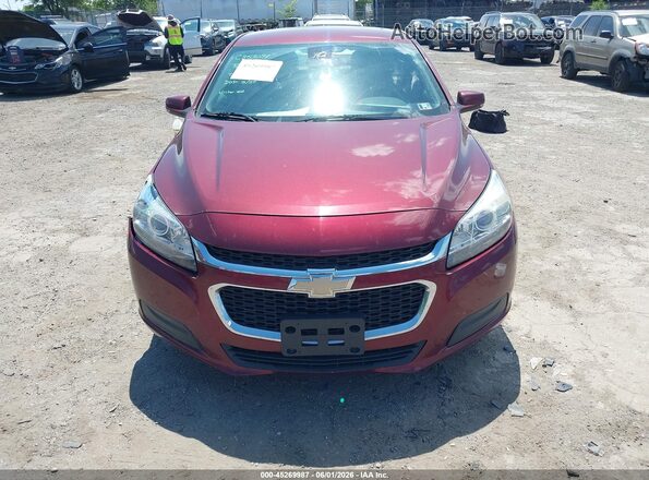 1G11C5SA0GF163343 2016 CHEVROLET MALIBU Burgundy Դիմացի տեսք