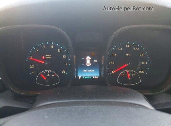 1G11E5SA5GU123250 2016 CHEVROLET MALIBU Silver Вид щитка приладів