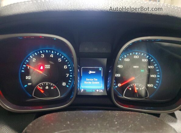 1G11E5SA7GF138269 2016 CHEVROLET MALIBU Silver Instrument cluster view