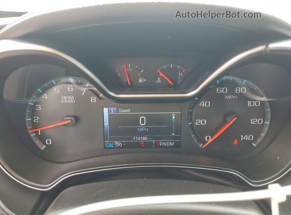 1G11Z5S37LU112556 2020 CHEVROLET IMPALA White Widok zestawu wskaźników