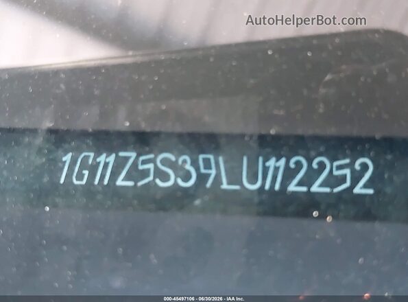 1G11Z5S39LU112252 2020 CHEVROLET IMPALA Черный Вид подкапотного пространства