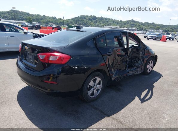 1G1BC5SM0H7192593 2017 CHEVROLET CRUZE Black Հետևի աջ