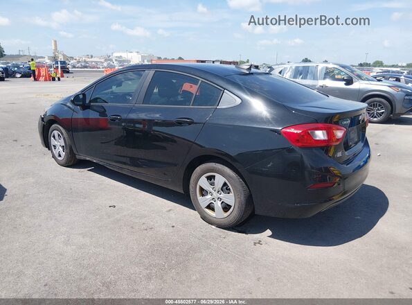 1G1BC5SM0H7192593 2017 CHEVROLET CRUZE Black Հետևի ձախ