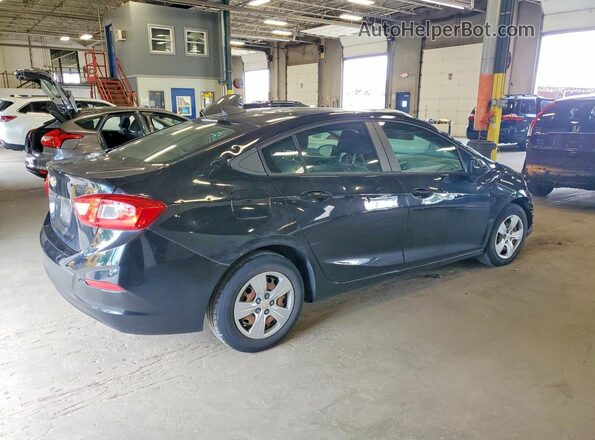 1G1BC5SM0J7163357 2018 CHEVROLET CRUZE Черный Задняя правая четверть