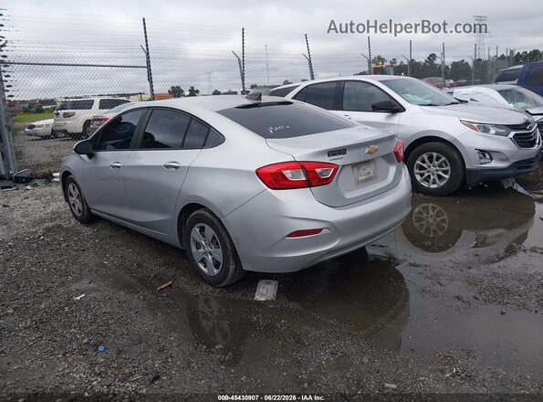 1G1BC5SM0J7208197 2018 CHEVROLET CRUZE Silver Tył lewy