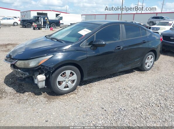 1G1BC5SM2G7325983 2016 CHEVROLET CRUZE Черный Передняя левая четверть