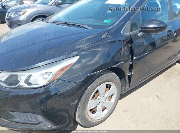 1G1BC5SM2H7221897 2017 CHEVROLET CRUZE Black წინა ხედი