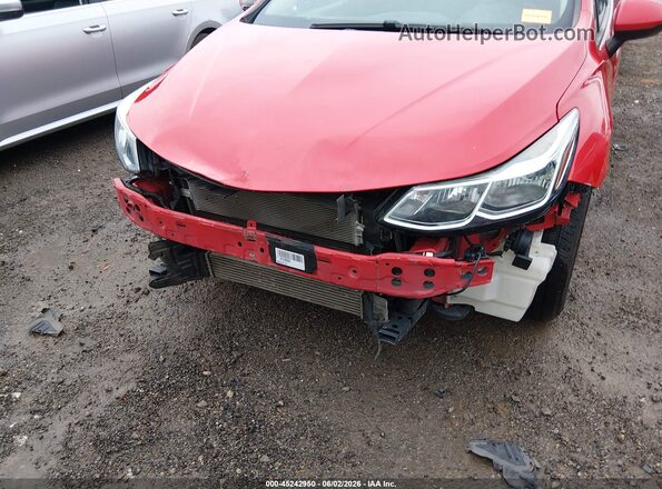 1G1BC5SM2J7240679 2018 CHEVROLET CRUZE Red Widok z przodu